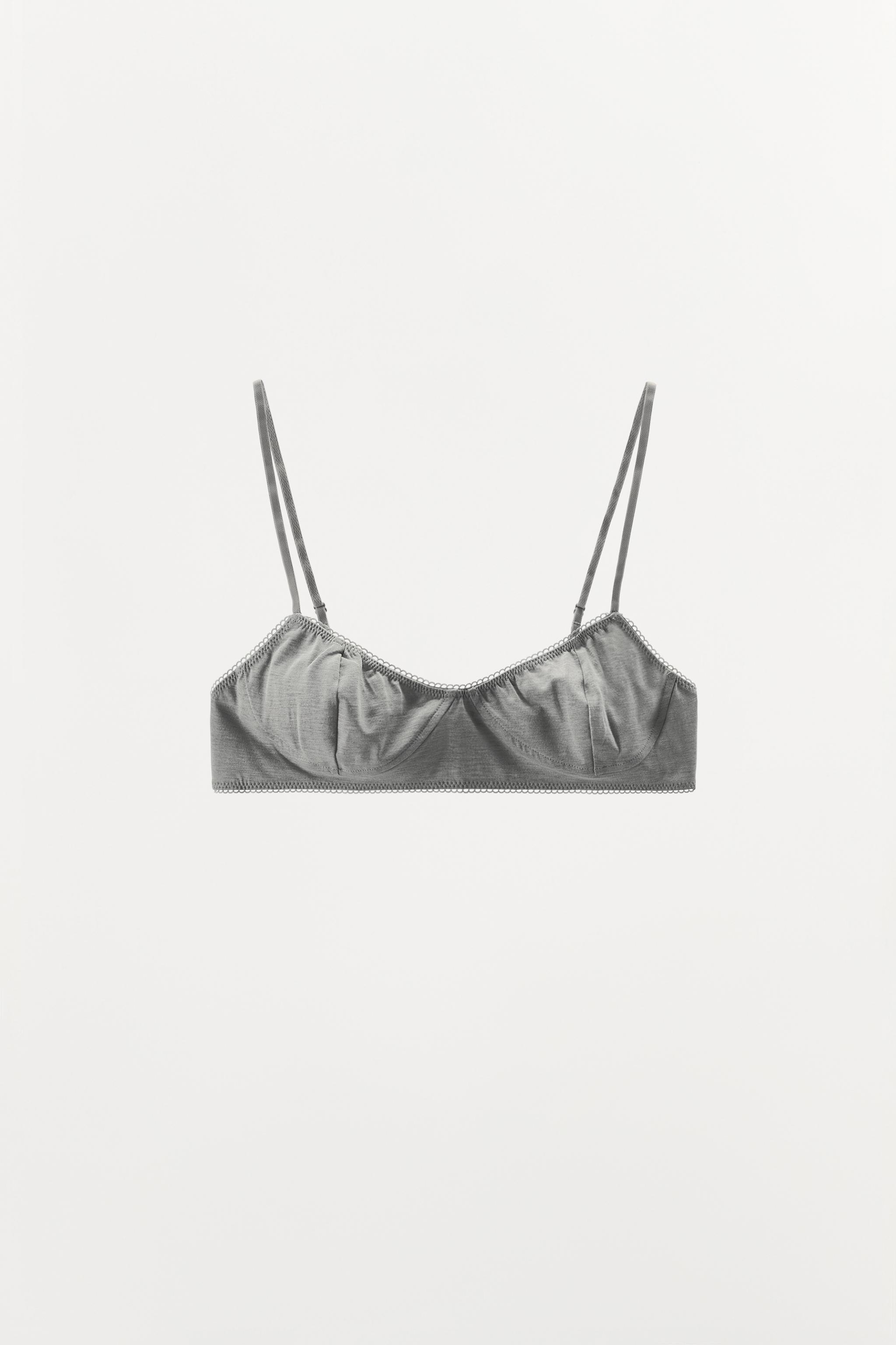 SCALLOPED MODAL BRALETTE